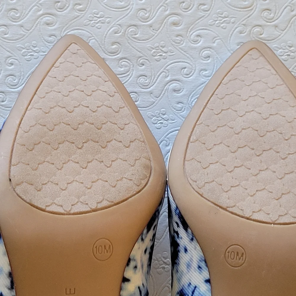 Kelly & Katie NEW Blue Tie Dye Pointed Toe Misha Classic Pumps Heels Size 10M - Picture 8 of 11